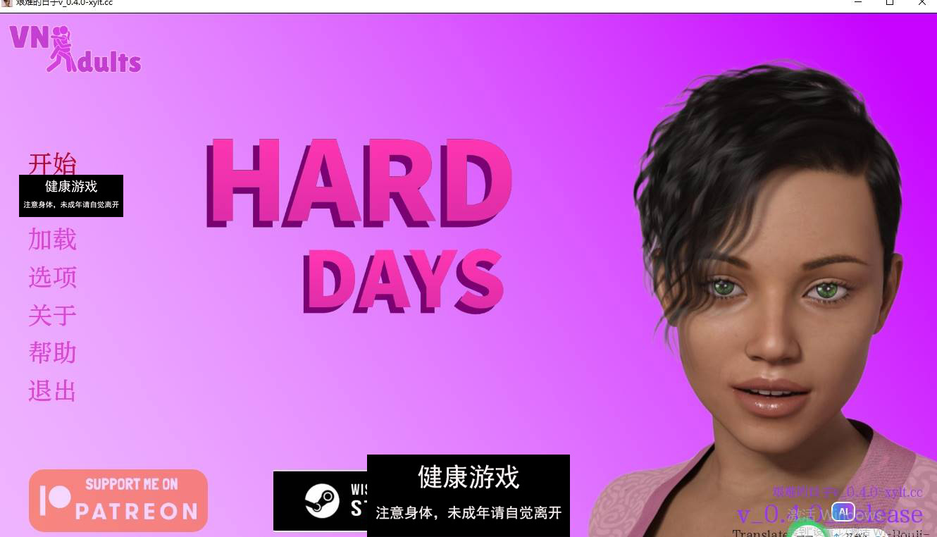 【欧美SLGAIGPT汉化】困难的日子Hard Days [v0.4.0]【PC+安卓1.77G】-七宝社